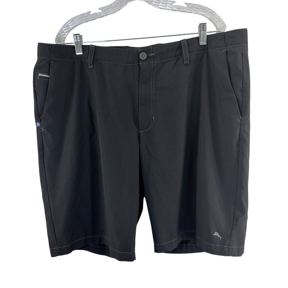 Tommy Bahama Golf Shorts Mens 40 Island Zone Performance Stretch Black Board